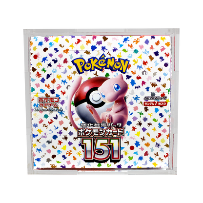 Acrylic Display Case for Pokémon Japanese Booster Box