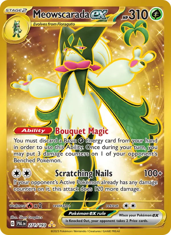 Meowscarada ex - Paldea Evolved #271/193