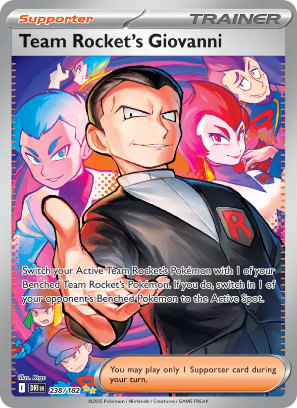 Team Rocket's Giovanni - Destined Rivals #238/182