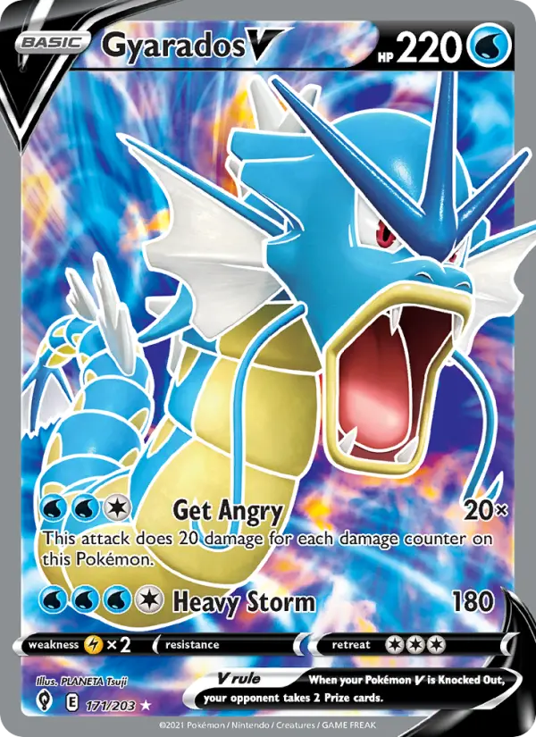 Gyarados V - Evolving Skies #171/203