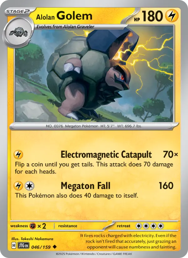 Alolan Golem #46 (Journey Together)