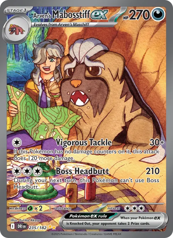 Arven's Mabosstiff ex - Destined Rivals #235/182