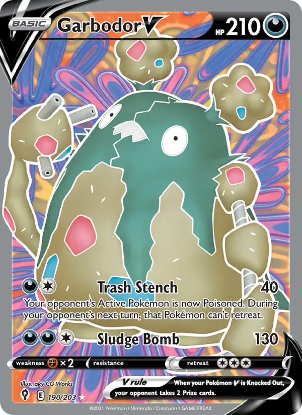 Garbodor V - Evolving Skies #190/203