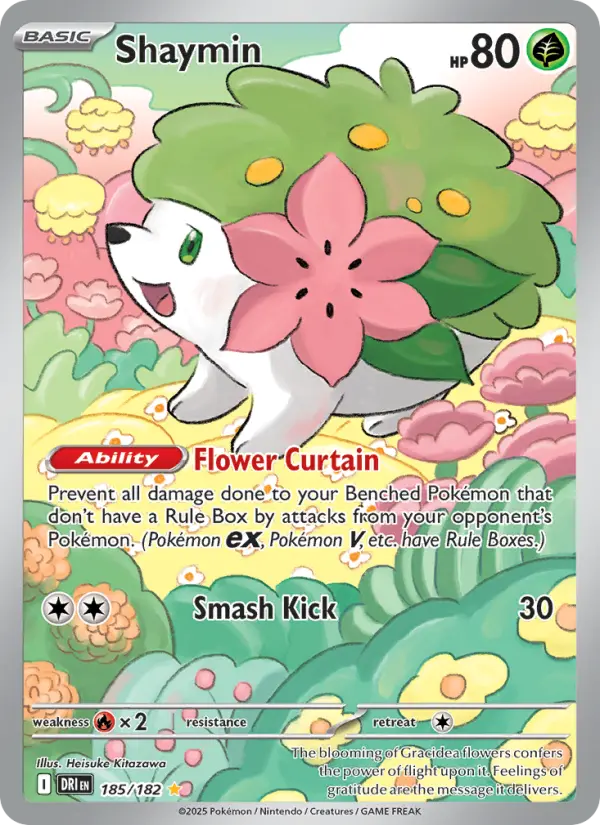 Shaymin - Destined Rivals #185/182