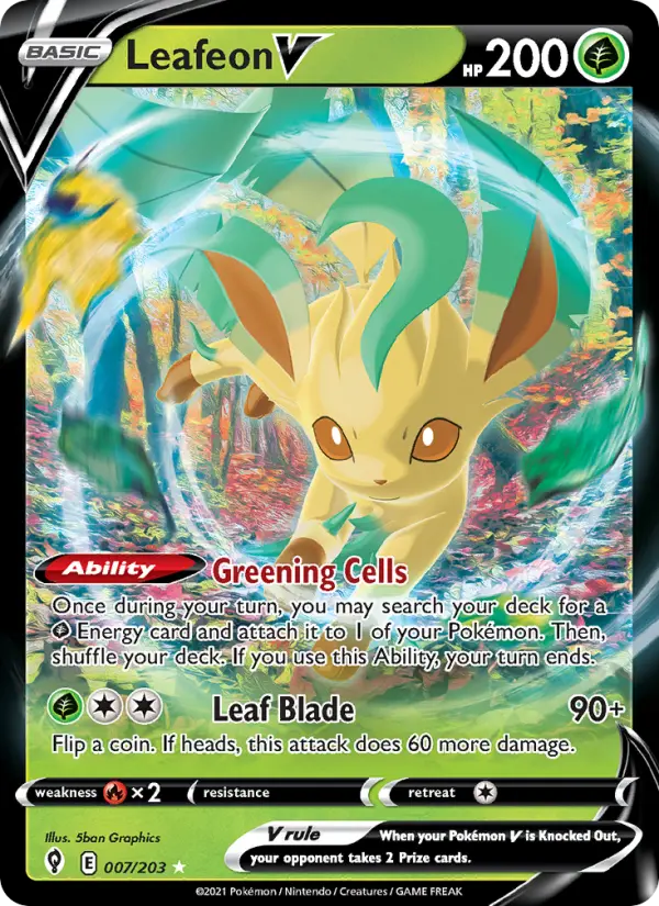 Leafeon V - Evolving Skies #007/203