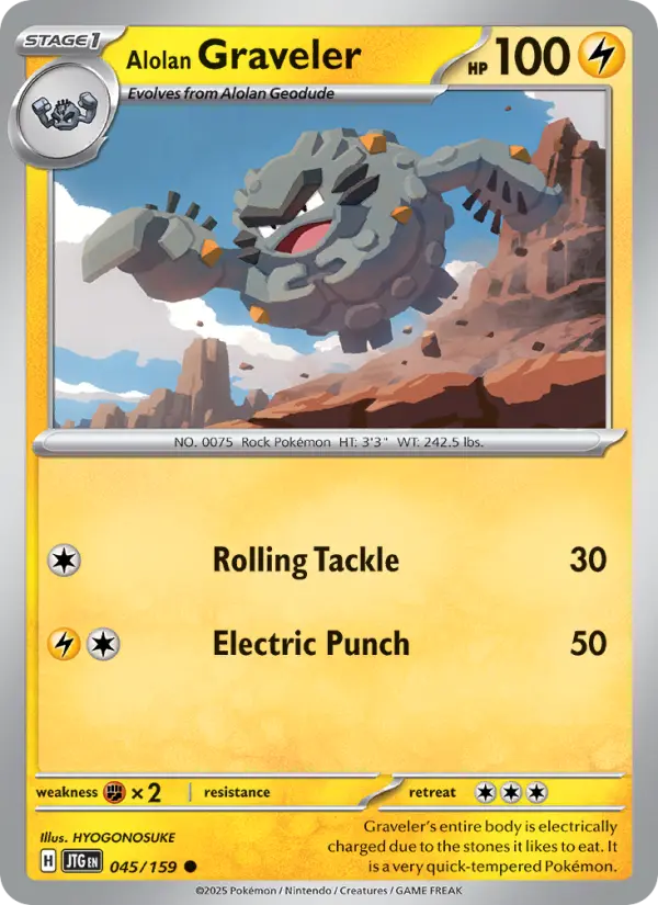 Alolan Graveler #45 (Journey Together)