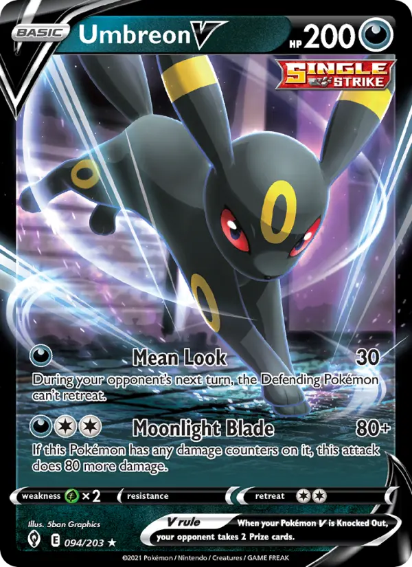 Umbreon V - Evolving Skies #094/203