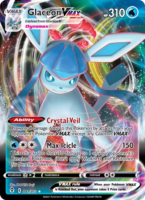 Glaceon VMAX - Evolving Skies #041/203