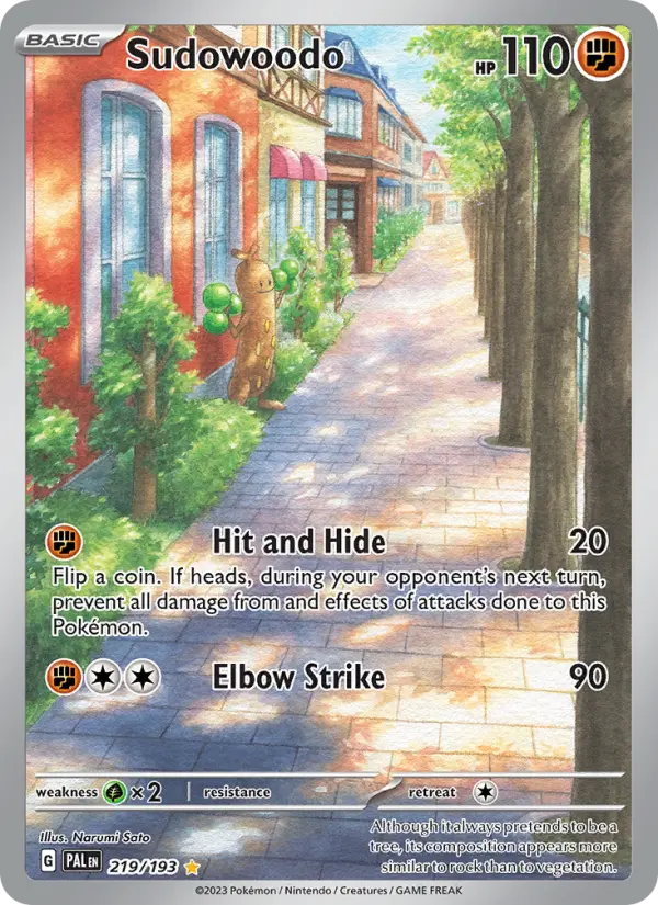 Sudowoodo - Paldea Evolved #219/193