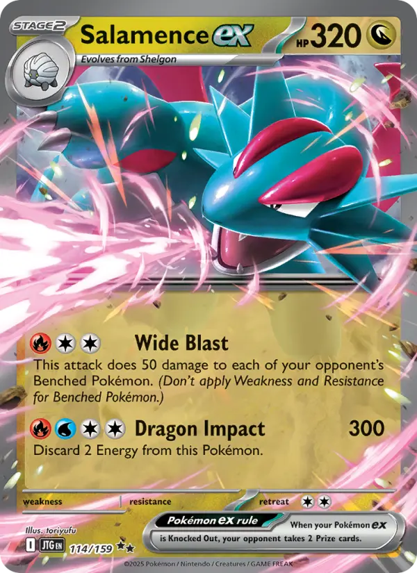 Salamence ex #114 (Journey Together)