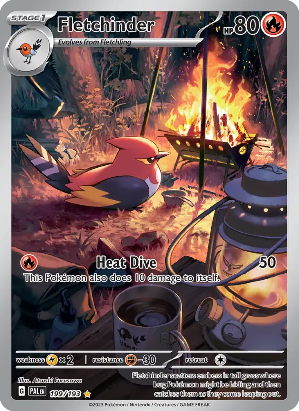 Fletchinder - Paldea Evolved #199/193