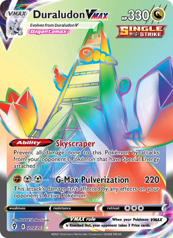Duraludon VMAX - Evolving Skies #219/203