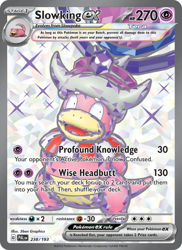 Slowking ex - Paldea Evolved #238/193
