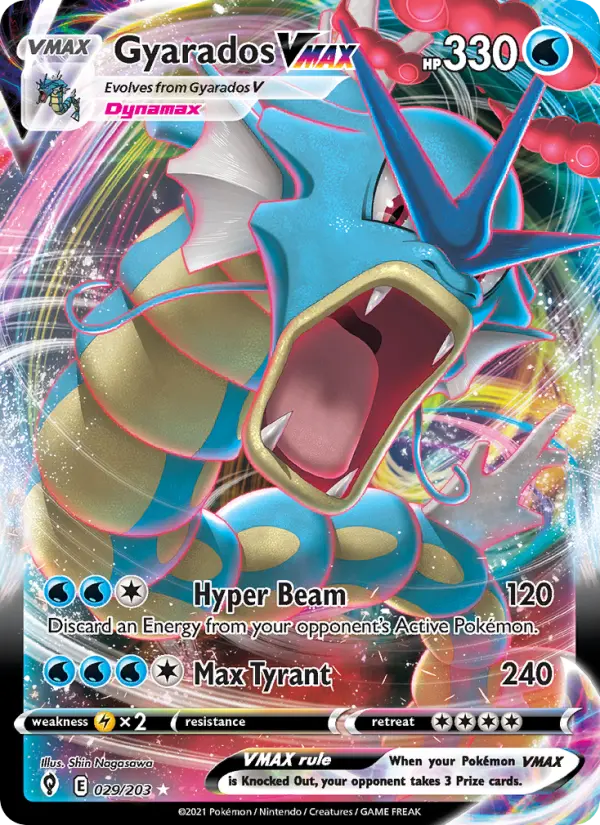 Gyarados VMAX - Evolving Skies #029/203