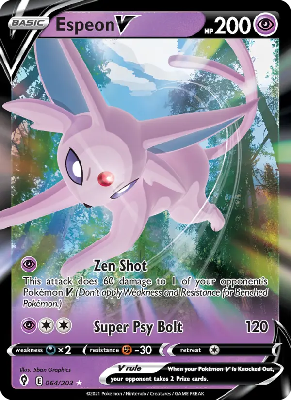 Espeon V - Evolving Skies #064/203