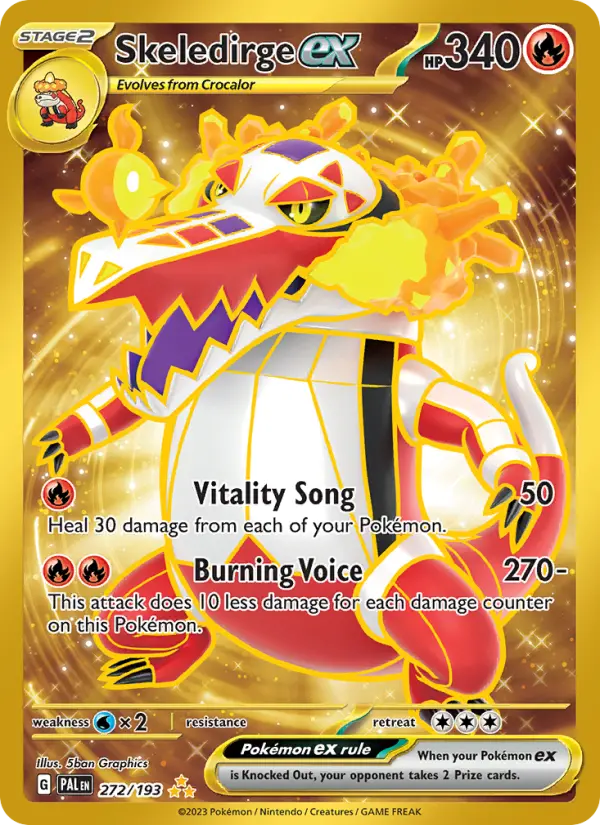 Skeledirge ex - Paldea Evolved #272/193
