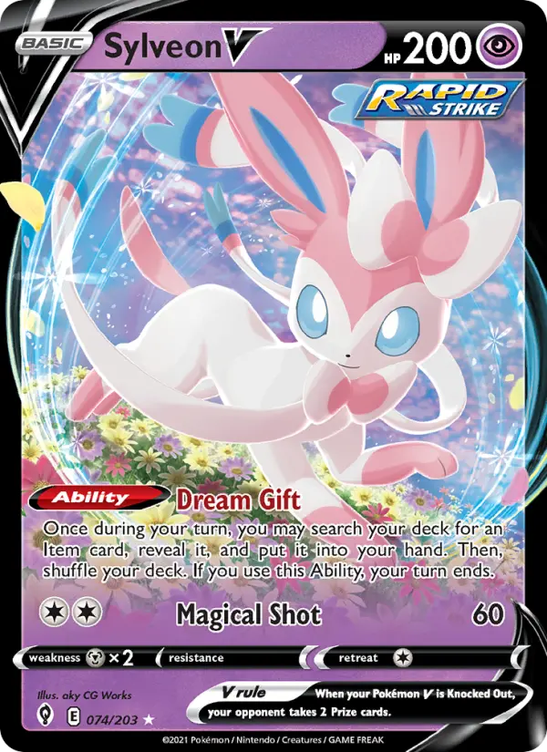 Sylveon V - Evolving Skies #074/203