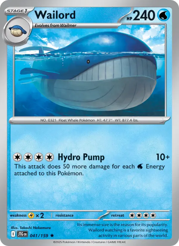 Wailord #41 (Journey Together)