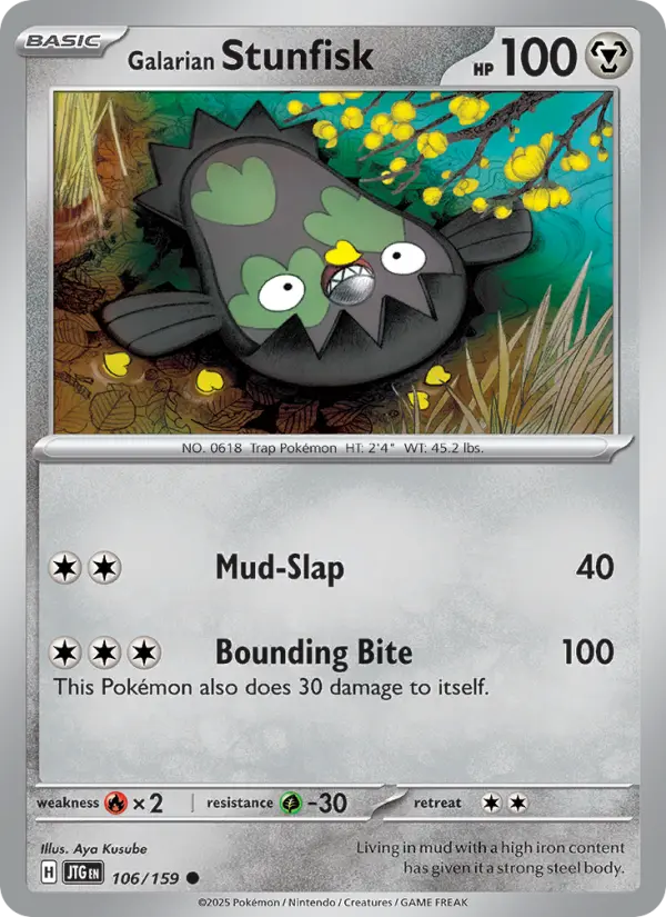 Galarian Stunfisk #106 (Journey Together)