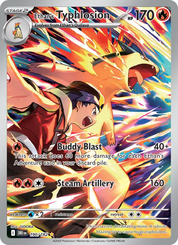 Ethan's Typhlosion - Destined Rivals #190/182