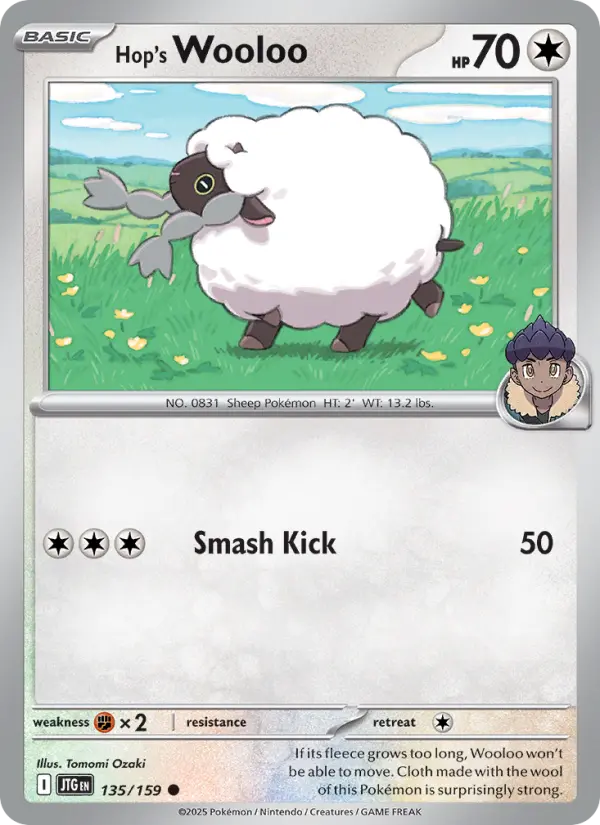 Hop's Wooloo #135 (Journey Together)