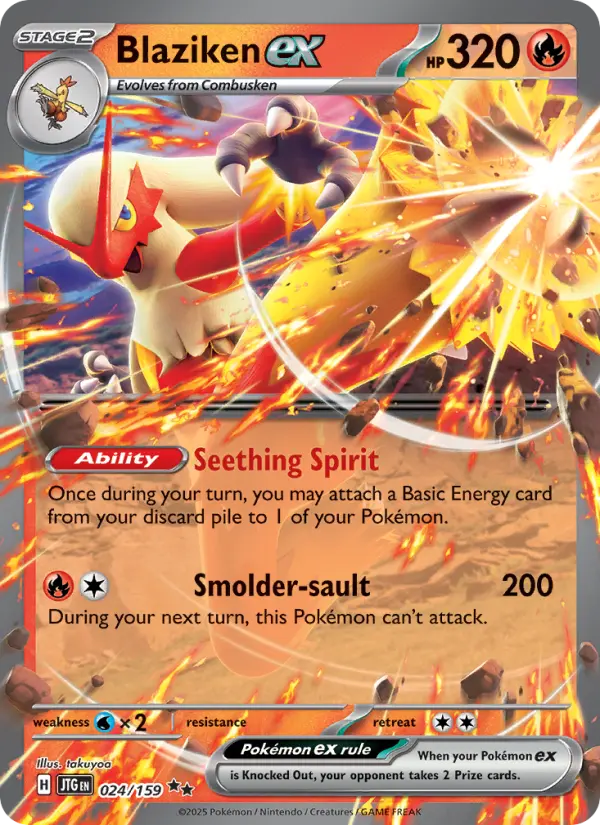 Blaziken ex #24 (Journey Together)