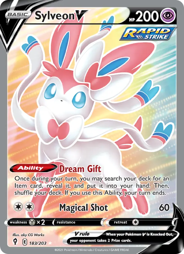 Sylveon V - Evolving Skies #183/203
