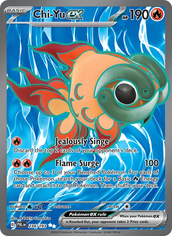 Chi-Yu ex - Paldea Evolved #234/193
