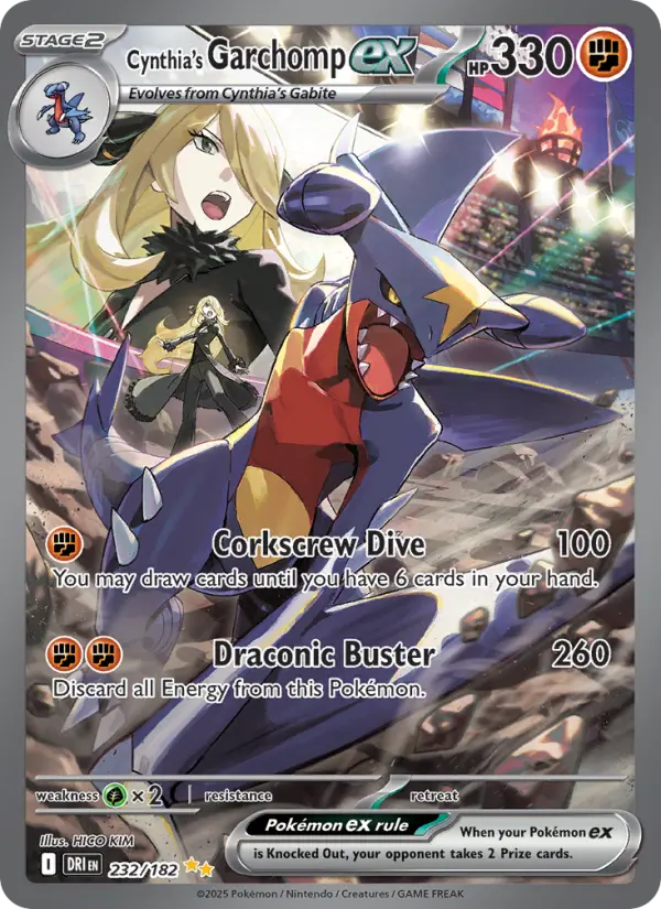 Cynthia's Garchomp ex - Destined Rivals #232/182
