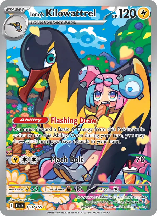Iono's Kilowattrel #163 (Journey Together)