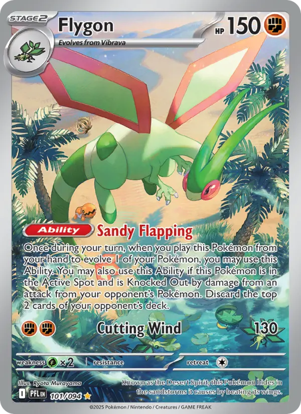 Flygon #101 (Phantasmal Flames)