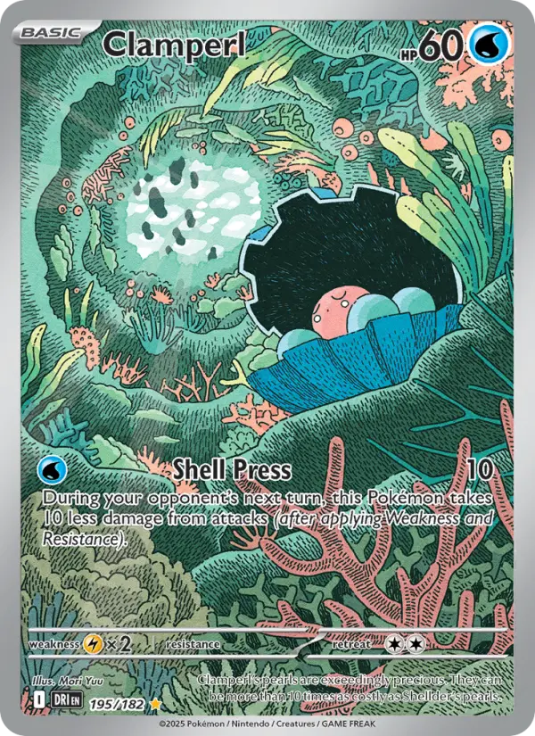 Clamperl - Destined Rivals #195/182