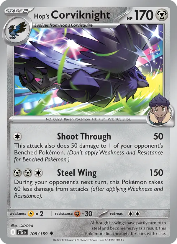 Hop's Corviknight #108 (Journey Together)