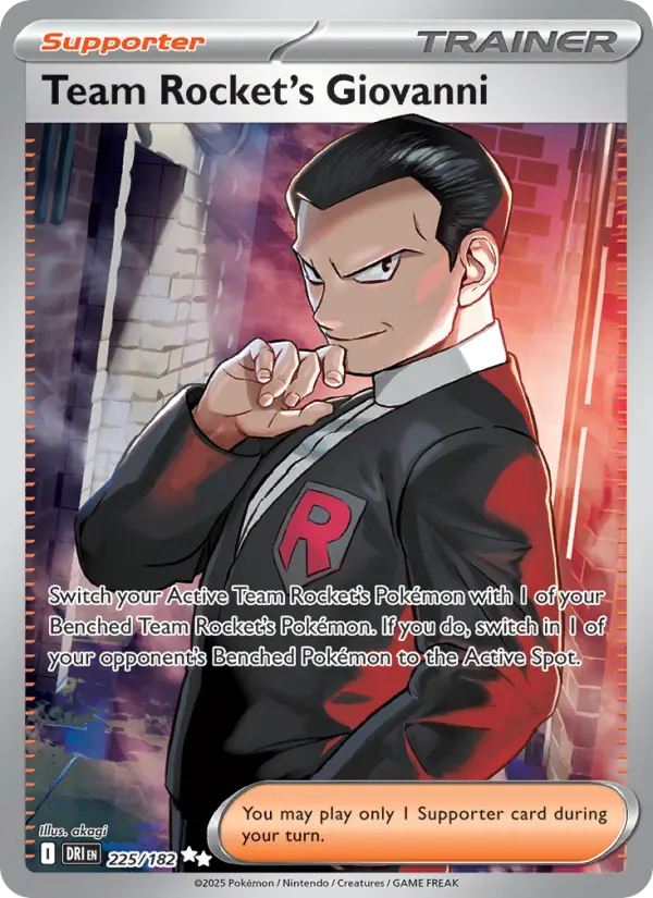 Team Rocket's Giovanni - Destined Rivals #225/182