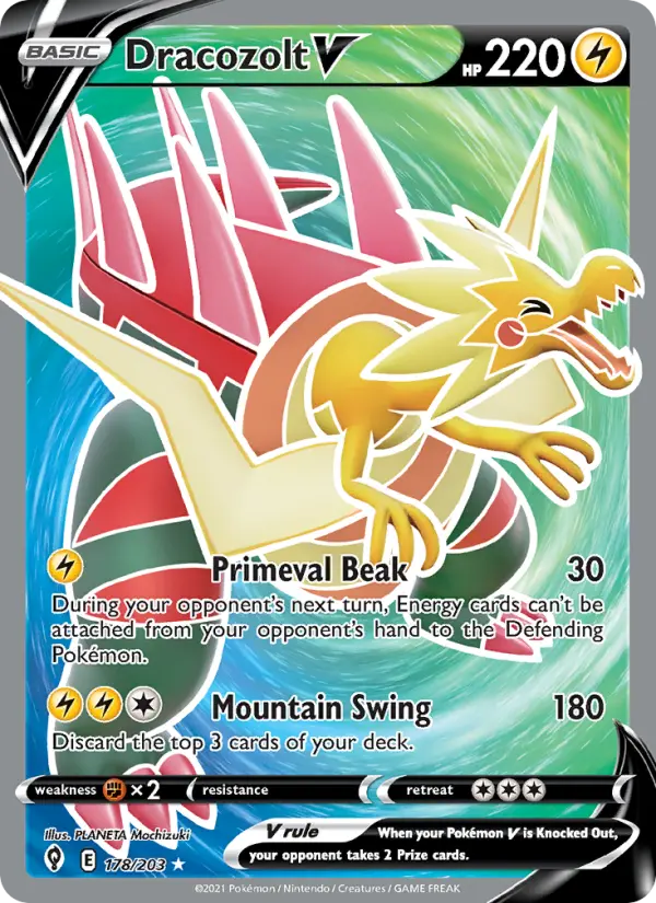Dracozolt V - Evolving Skies #178/203
