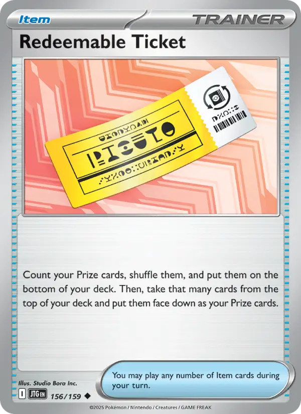 Redeemable Ticket #156 (Journey Together)