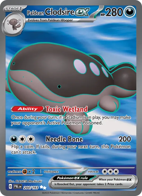Paldean Clodsire ex - Paldea Evolved #244/193