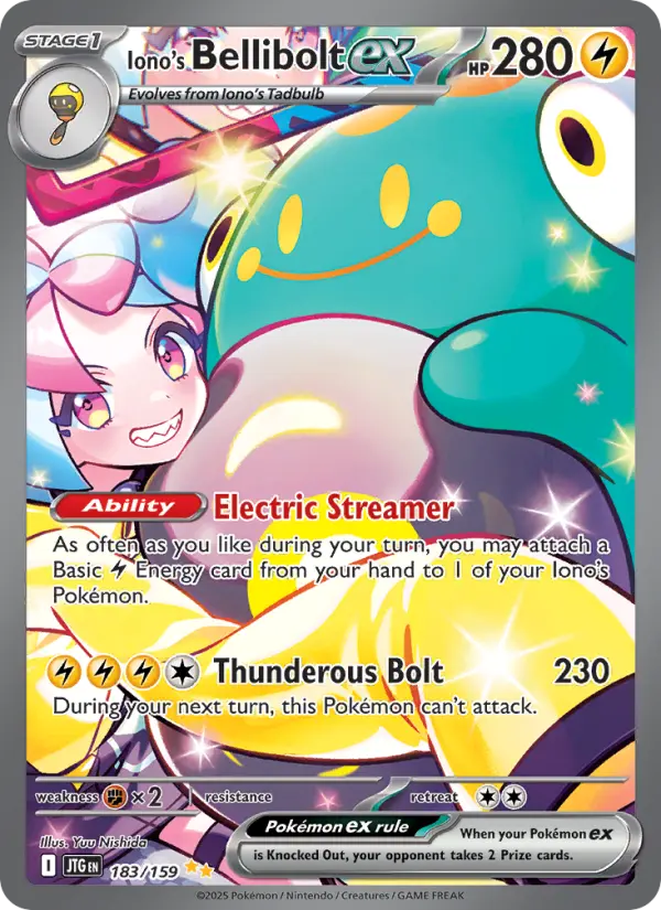 Iono's Bellibolt ex #183 (Journey Together)