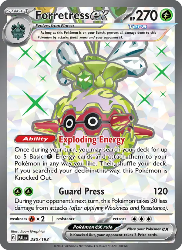 Forretress ex - Paldea Evolved #230/193
