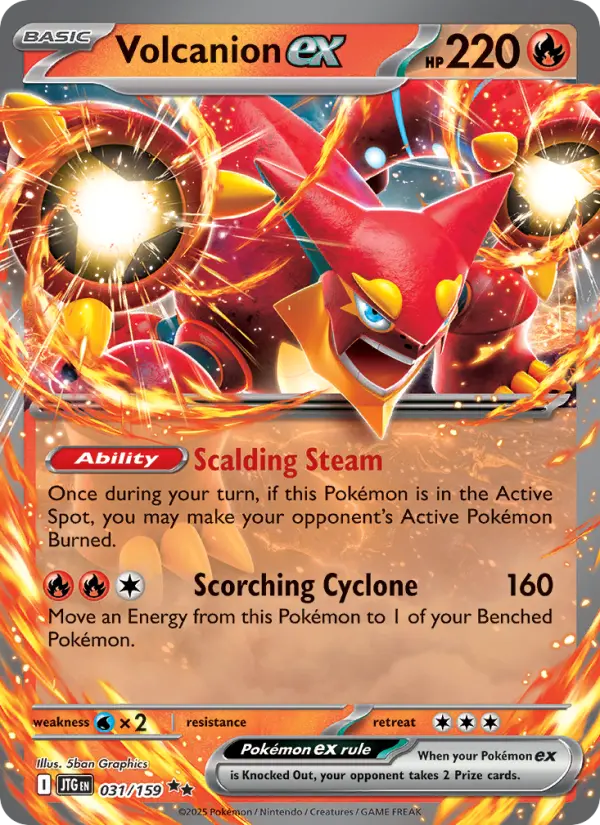 Volcanion ex #31 (Journey Together)
