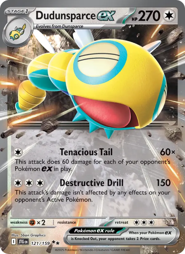 Dudunsparce ex #121 (Journey Together)