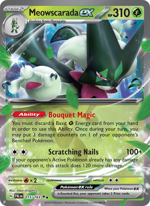 Meowscarada ex - Paldea Evolved #015/193