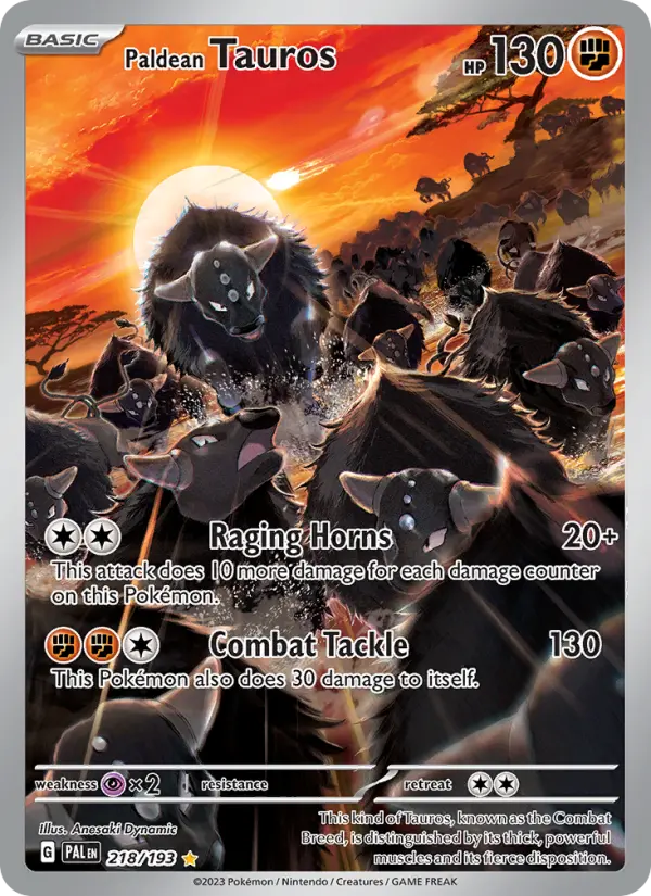 Paldean Tauros - Paldea Evolved #218/193