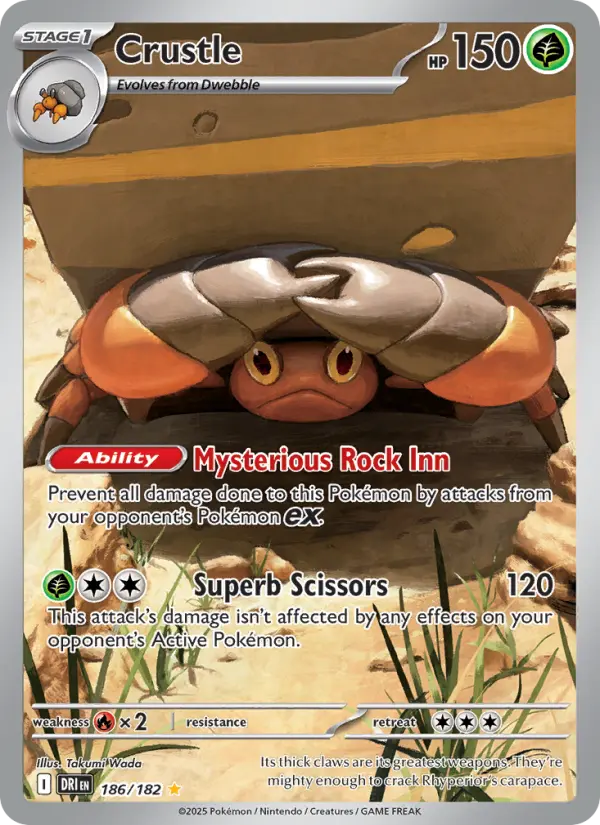 Crustle - Destined Rivals #186/182