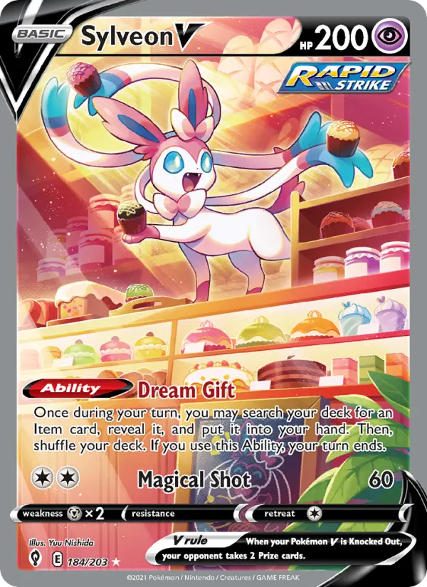 Sylveon V - Evolving Skies #184/203
