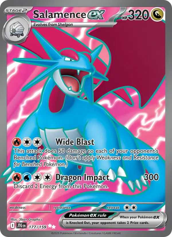 Salamence ex #177 (Journey Together)
