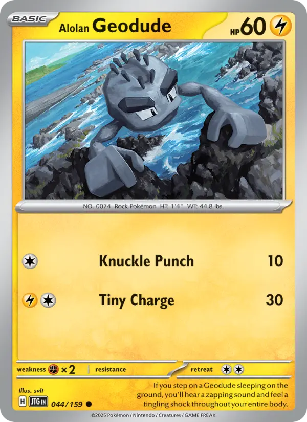 Alolan Geodude #44 (Journey Together)