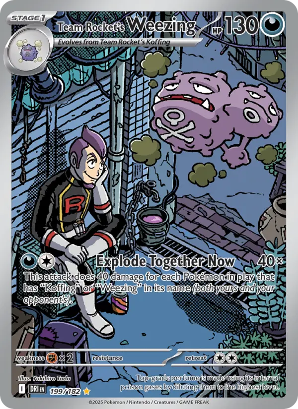 Team Rocket's Weezing - Destined Rivals #199/182